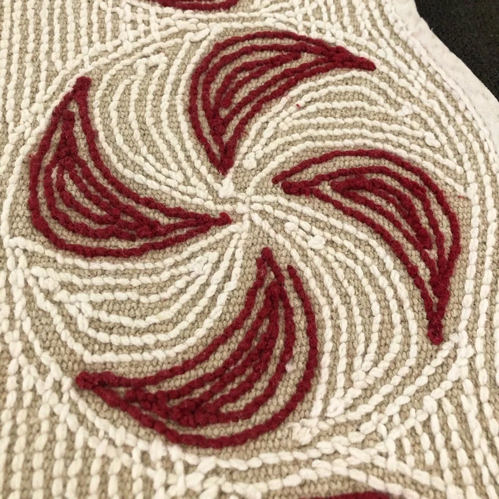 Pottery Barn Peppermint Swirl Bath Rug